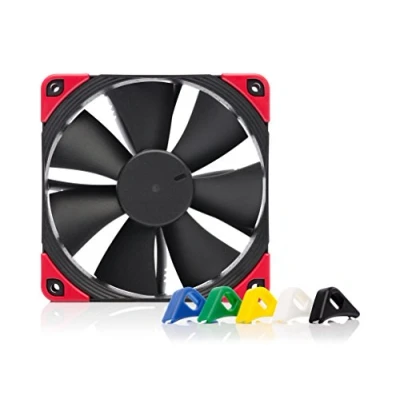 Abbildung von Noctua NF F12 PWM chromax.black.swap, Leiser Premium Lüfter, 4 Pin (120mm, Schwarz)
