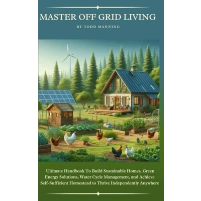 Abbildung von Master Off Grid Living: Ultimate Handbook to Build Sustainable Homes, Green Energy Solutions, Water Cycle Management, and Achieve Self Sufficient Homestead Thrive Independently Securely