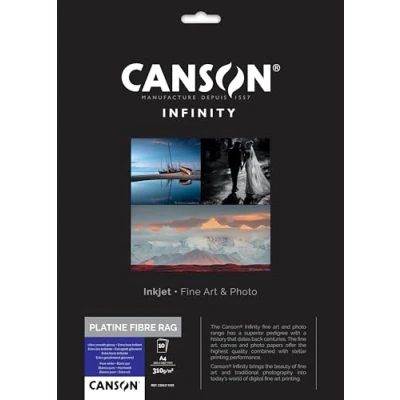 Abbildung von Canson 206211035 Platine Fibre Rag Packung, Photopapier, A4