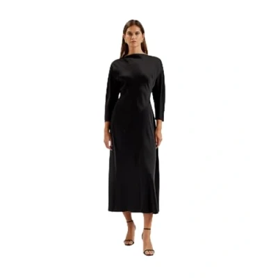 Abbildung von Ted Baker Damen WMD AVELLI Curve Seam Detail Midi Dress Kleid für besondere Anlässe, Black, 40
