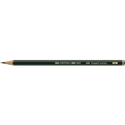 Abbildung von Faber Castell B 9000 Blister mit 1 Skala, graphit Bleistift