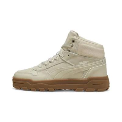 Abbildung von Puma Rebound Abrupt Sneakers Unisex Schuhe Mit Plain Desert Dust/Alpine Snow/Gum Größe: 42.5