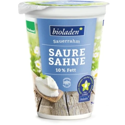 Abbildung von Saure Sahne, 10 % Fett