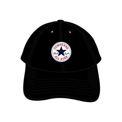 Abbildung von Converse Tipoff Baseball Unisex Cap, Größe: One Size, Black