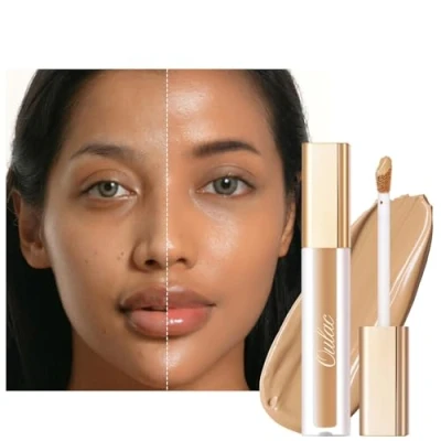 Abbildung von Oulac Concealer Augenringe, für Gesicht und Essence mit Hyaluronic Acid, Vegan 3.8ml, Farbcode: Golden Tan