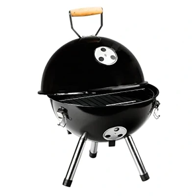 Abbildung von Gravidus Holzkohlegrill Mini Kugelgrill Holzkohle Picknick Camping