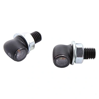 Abbildung von Highsider LED Blinkerpaar Proton Two M8 Ø12mm schwarz, getöntes Glas