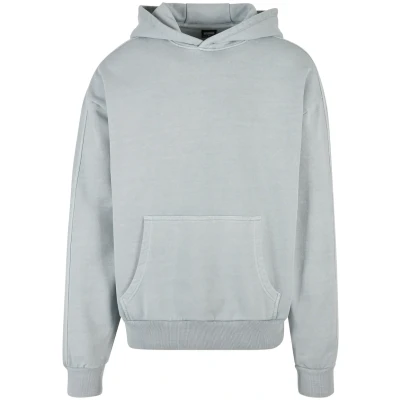 Abbildung von Urban Classics Garment DYE Kapuzenpullover, Herren, Größe: Large, Summerblue