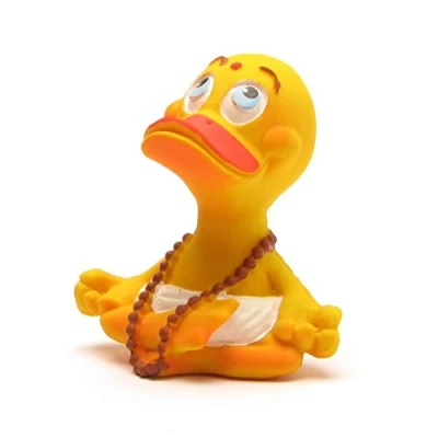 Abbildung von Duckshop I Yoga Badeente Quietscheentchen Quietscheente
