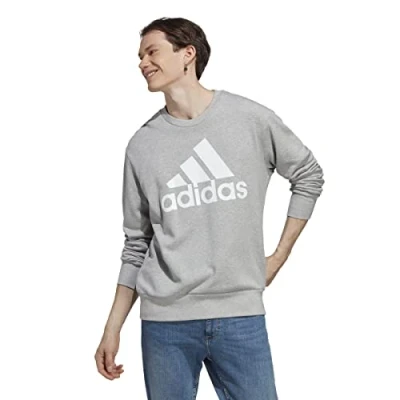 Abbildung von adidas Sportswear Sweatshirt, Herren, Größe: Large, Medium grey heather