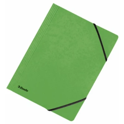 Abbildung von 25 x Esselte Eckspanner A4 390g/qm bis 250 Blatt grün