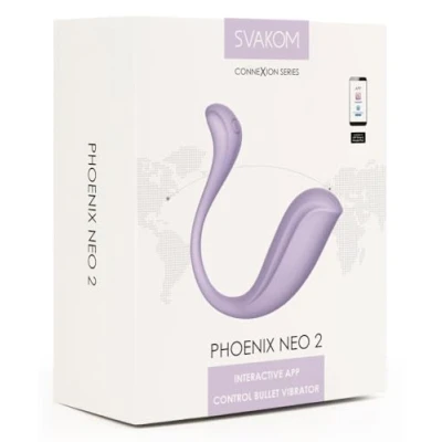 Abbildung von Svakom Phoenix Neo 2 Vibrator, Lila, 11,8 cm