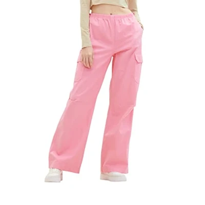 Abbildung von TOM Tailor Denim Cargohose, Damen, Größe: XL, Fresh pink