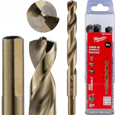 Abbildung von MILWAUKEE 4932373358 Metallspiralbohrer 12.0 151 135 Schnellarbeitsstahl