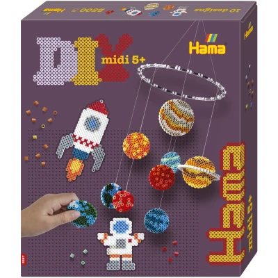 Abbildung von Hama Bügelperlen Geschenkpackung Weltraum Midi