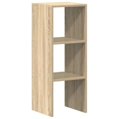 Abbildung von vidaXL Bücherregal Stapelbar Sonoma Eiche 30x30x80 cm Holzwerkstoff