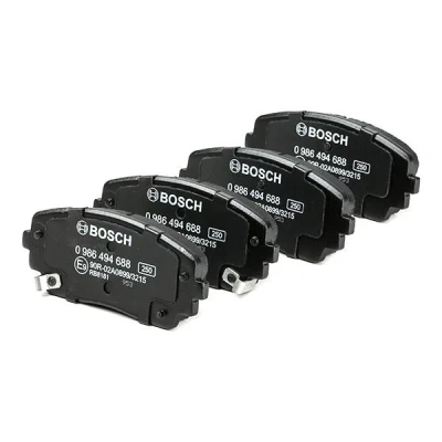 Abbildung von RIDEX 402B1052 Bremsbelagsatz Vorderachse Low Metallic mit akustischer Verschleißwarnung Anti Quietsch Blech Zubehör KIA: Picanto II