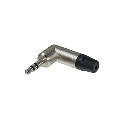 Abbildung von Neutrik NTP3RC Audio Klinkenstecker, Lötanschlüsse, Zugentlastung, schwarz verchromtes Gehäuse, 3 polig, 3.5 mm