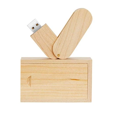 Abbildung von Garrulax USB Flash Drive 8GB / 16GB 32GB Premium Massivholz High Speed 2.0 Memory Stick Data Storage Pendrive Thumb Disk
