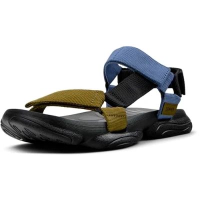 Abbildung von Camper Trekkingsandale, Damen, Größe: 44, Schwarz blau Schuhe