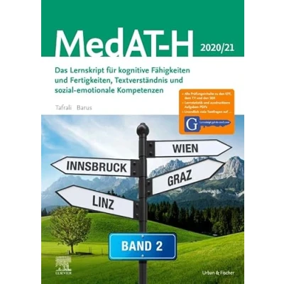 Abbildung von MedAT Humanmedizin 2020/2021 Band 2: Das Lernskript für kognitive Fähigkeiten und Fertigkeiten, Textverständnis sozial emotionale Kompetenzen ... (MedAT Set 1+2)