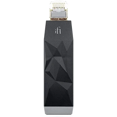 Abbildung von iFi LAN iSilencer Signal Rauschfilter Entfernen elektrischer Störungen Ethernet Isolator für Hi Res Audio Systeme (RJ45)