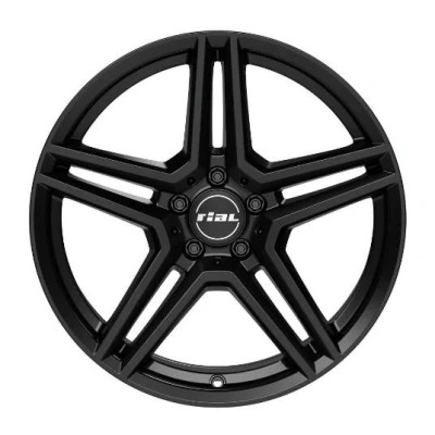 Abbildung von RIAL 5 loch 16Zoll 112mm Alufelge M10 schwarz 1 65638M84 Felge