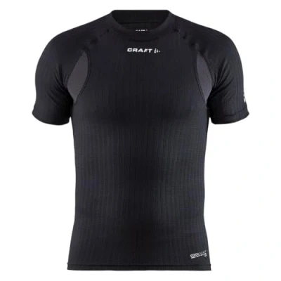 Abbildung von Craft Active Extreme X CN SS M Baselayer Herren L, Schwarz, Activewear für Kurzarm, Waffelstrick Design, Temperaturmanagement, kalte Temperaturen, recyceltes Polyester