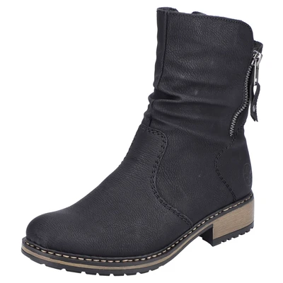 Abbildung von Rieker Stiefelette, Damen, Größe: 41, Schwarz Schuhe