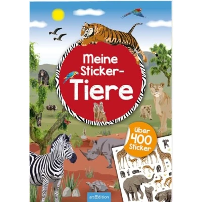 Abbildung von Meine Sticker Tiere: Über 400 Stickerheft für Kinder ab 4 Jahren