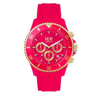 Abbildung von Ice Watch Chronograph, Herren, Größe: One Size, Pink
