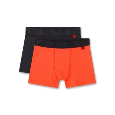 Abbildung von Sanetta Jungen Hipshorts (Doppelpack) Orange Hochwertige und nachhaltige Unterhose für aus Baumwoll Mix. Inhalt: 2er Set Unterwäsche 092