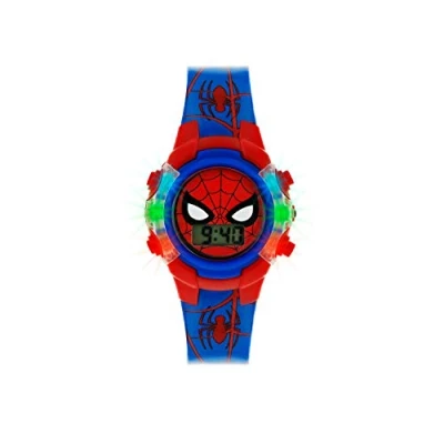 Abbildung von Spiderman Jungen Digital Uhr mit PU Armband SPD4504