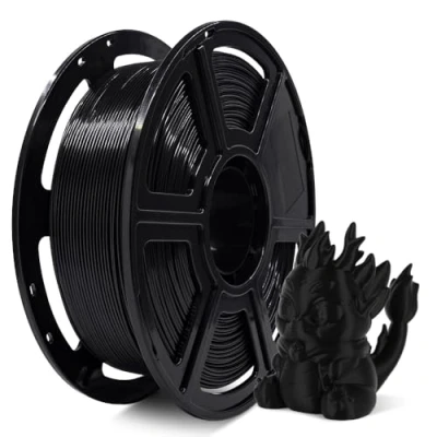 Abbildung von FLASHFORGE High Speed PLA Filament 1.75mm, Druck bis zu 8x schneller, 500mm/s Schnelldruck 3D Drucker Filament, HS für optimale Effektivität bei hohen Geschwindigkeiten (Schwarz)