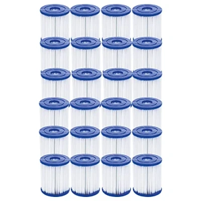 Abbildung von Bestway Flowclear Filterkartusche Gr. I 8.0 x 9.0 cm, 24er Sparset