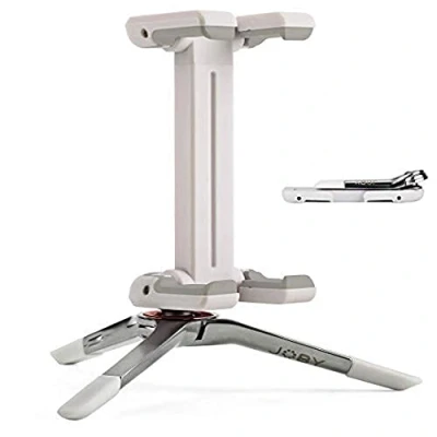 Abbildung von Joby JB01493 0WW GripTight ONE Micro Standfuß faltbarer Universal Handy Halter (extrem kompakter, geeignet für Smartphones/iPhone) weiß