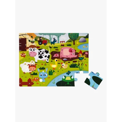 Abbildung von Janod Haptik Puzzle Baurnhof