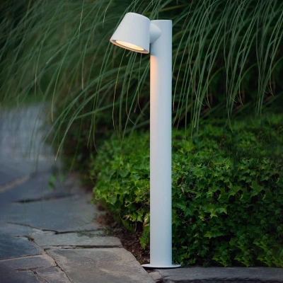 Abbildung von LUCIDE DINGO LED Pollerleuchte Dim. GU10 1x5W 3000K IP44 Weiß