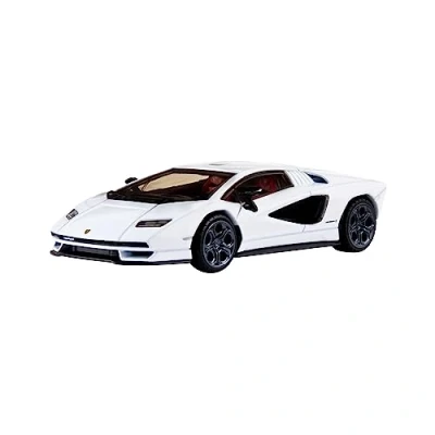 Abbildung von Hot Wheels Premium Lamborghini Countach LPI 800 4, Fahrzeug im Maßstab 1:43, offiziell lizenzierte Replikate für erwachsene Sammler, Real Riders Reifen, Metall/Metall Karosserie und Fahrgestell