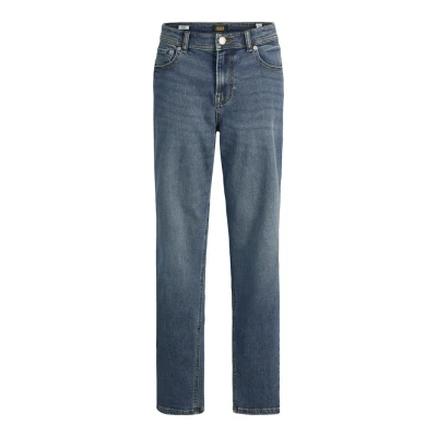Abbildung von Jack &amp; Jones Junior Clark Jeans Straight Leg für Kinder, Größe: 128, Blue denim