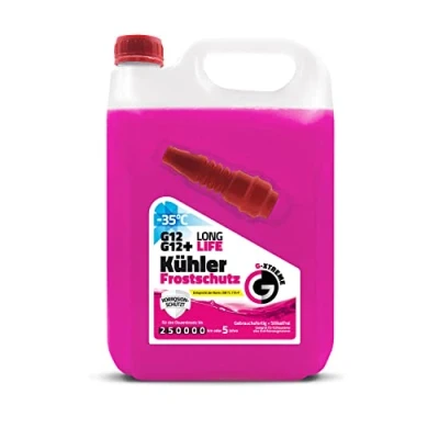 Abbildung von Hochwertige Autochemikalien Kühlerfrostschutz G12 / G12+ Kühlflüssigkeit 5 Jahre bis 35C Gebrauchsfertig Kühlmittel Auto 5L