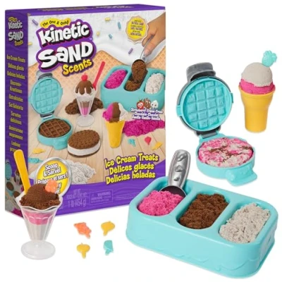 Abbildung von Spin Master Kreativset 6059742 Kinetic Sand Eiscreme Set mit Duftsand