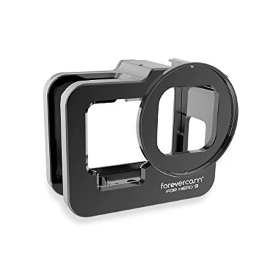 Abbildung von Forevercam Aluminium Cover Case Kompetibel für Gopro Hero 9, 10, 11,Hero 12 Black Action Kamera Schutzgehäuse mit 52 mm Filter
