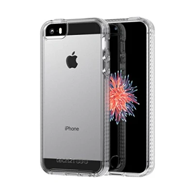 Abbildung von Tech21 Pure Clear Schutzhülle für Apple iPhone 5/5s/SE 2018 Refresh Transparent