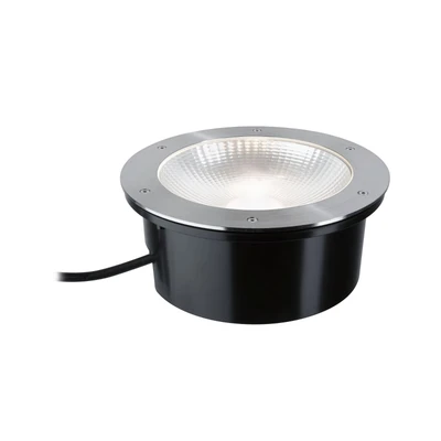 Abbildung von Paulmann LED Einbauleuchte &quot;DureaIP67 rund 273mm 3000K 15W 1040lm 230V Edelstahl Metall&quot;, 1 flammig, Bodeneinbauleuchte