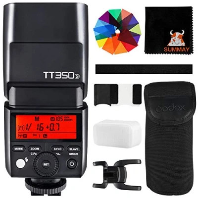 Abbildung von GODOX TT350S Speedlite Blitzgerät HSS 1/8000s GN36 TTL Blitz Kamerablitz für Sony DSLR Mirrorless Kamera a7RII a7R a7RIII a7R3 a58 a99 ILCE6000L (TT350 S)
