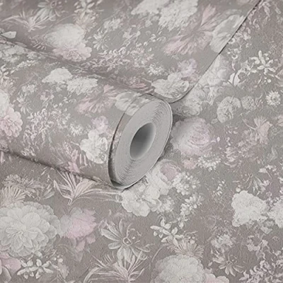 Abbildung von living walls Vliestapete &quot;Mata Hari&quot;, geblümt floral natürlich, Florale Tapete Blumen Tapeten Wohnzimmer Schlafzimmer Küche Design