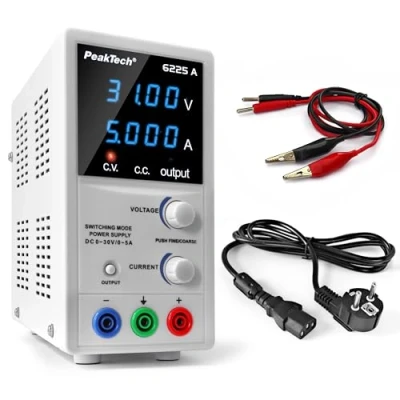 Abbildung von PEAKTECH 6225 A Labornetzgerät, 0 30 V, 5 A, stabilisiert (P A)