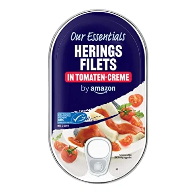 Abbildung von by Amazon MSC Heringsfilets in Tomatensauce, 200g (1er Pack)