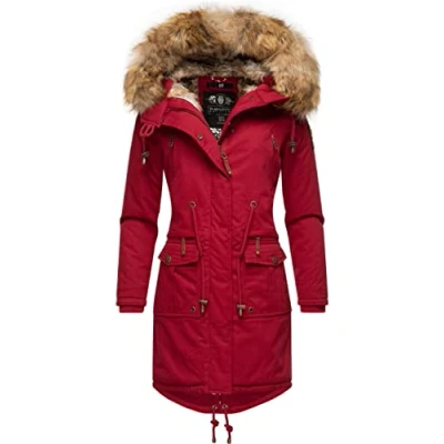 Abbildung von Navahoo Rosinchen Wintermantel, Damen, Größe: XS, Blood red